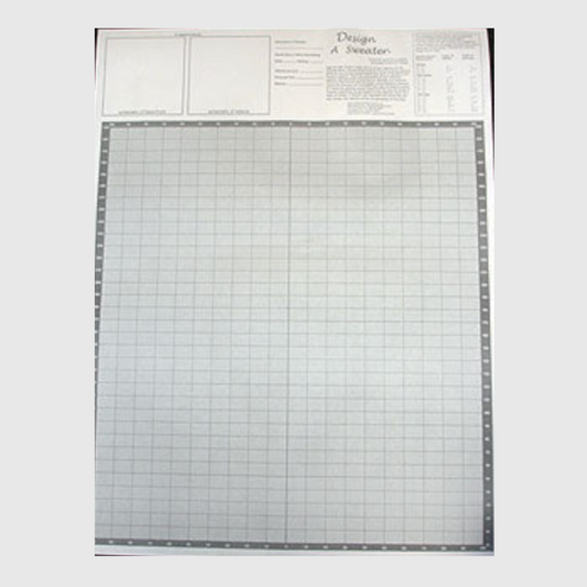 Design a Sweater Knitters' Grid - Knitting Graph Pape