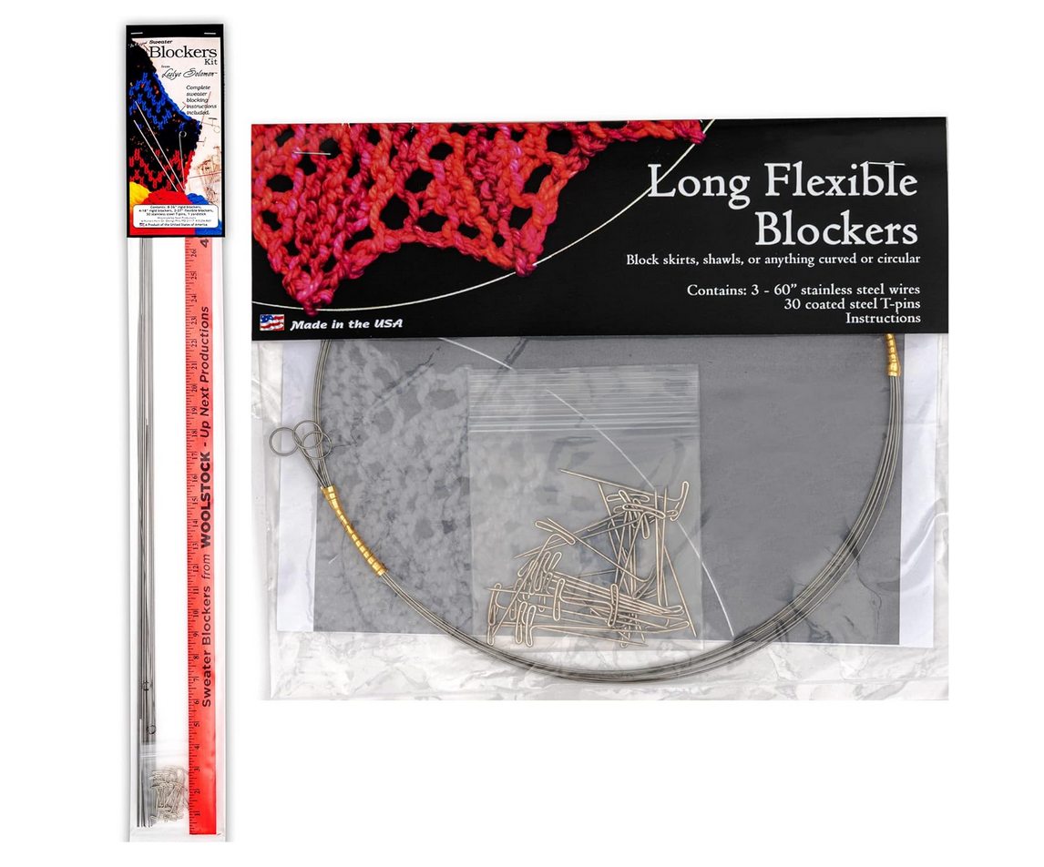 Leslye Solomon's Original Blockers Kit Bundle for Knit and Crochet