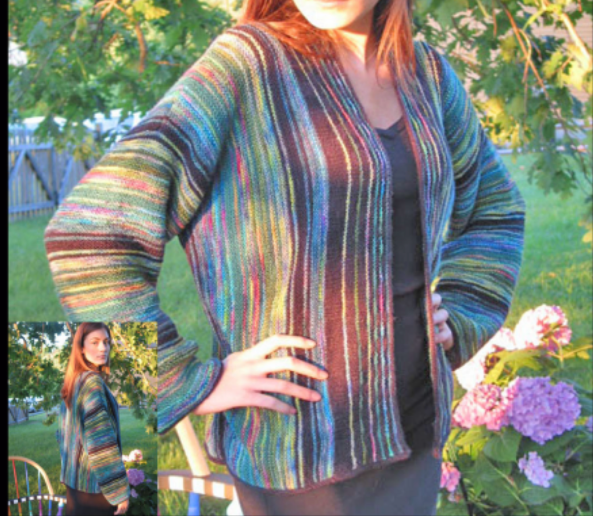 Vertical Kaleidoscope Cardigan Download