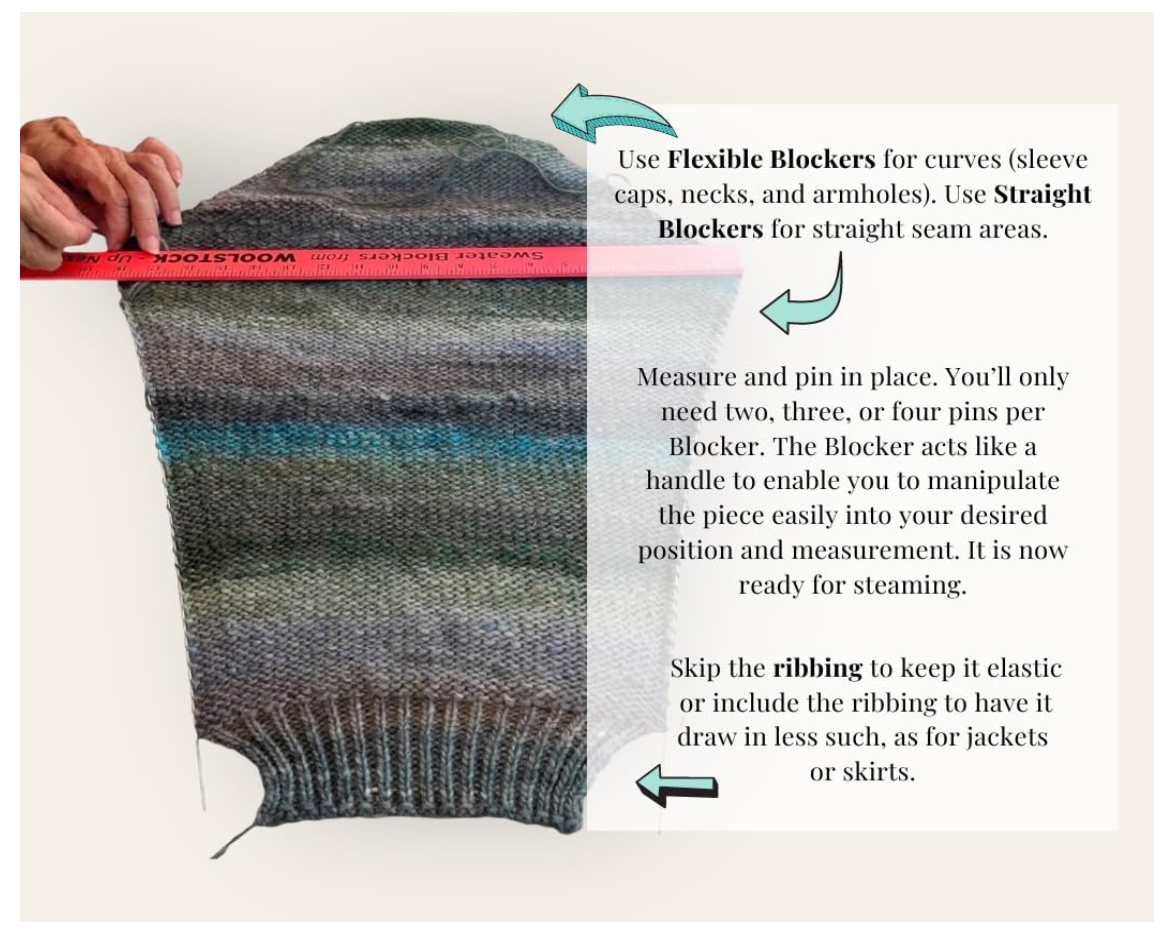 Leslye Solomon's Original Blockers Kit Bundle for Knit and Crochet