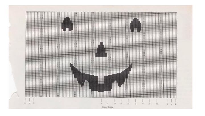 Translation missing: en.Design a Sweater Knitters' Grid - Knitting Graph Paper (click to learn more)
