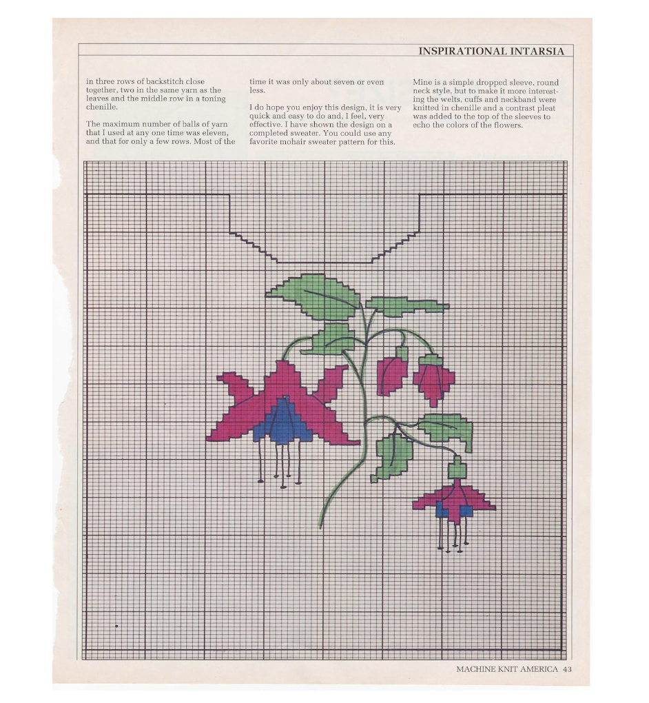 Design a Sweater Knitters' Grid - Knitting Graph Pape