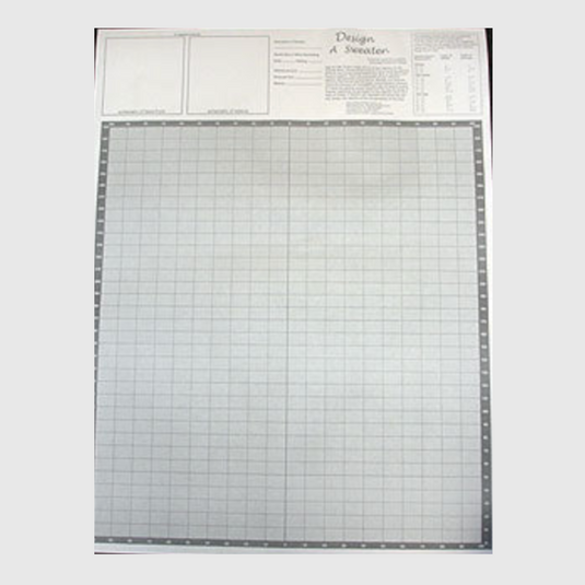 Translation missing: en.Design a Sweater Knitters' Grid - Knitting Graph Paper (click to learn more)