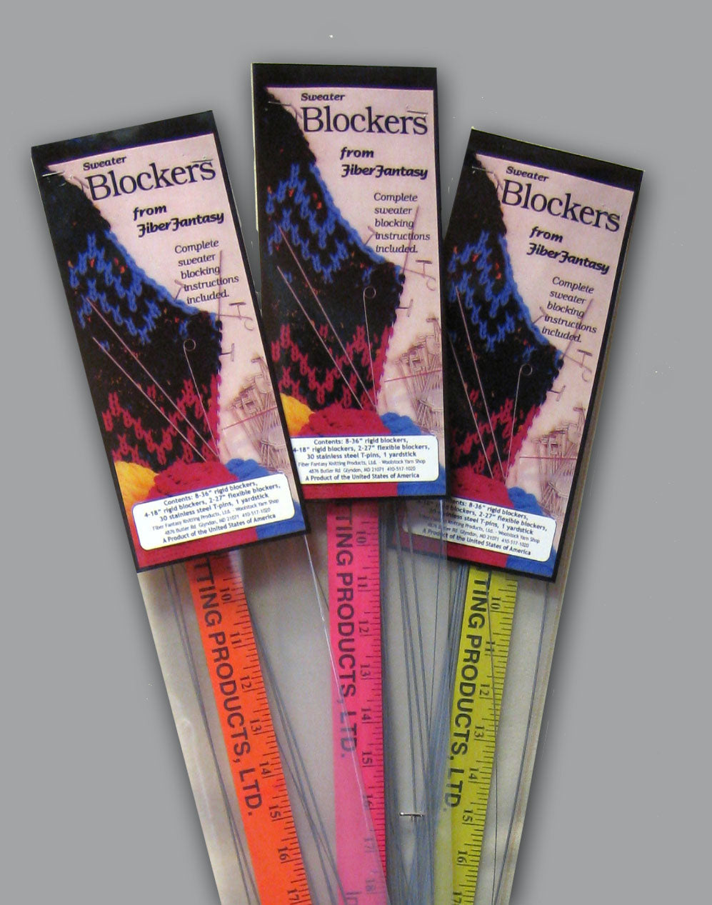 Leslye Solomon's Original Blockers Kit Bundle for Knit and Crochet