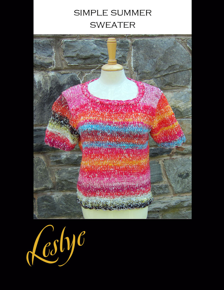 Translation missing: en.Simple Summer T Sweater Pattern