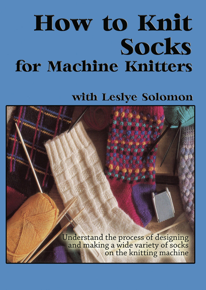 Translation missing: en.How to Knit Socks for Machine Knitters DVD -  Digital Download