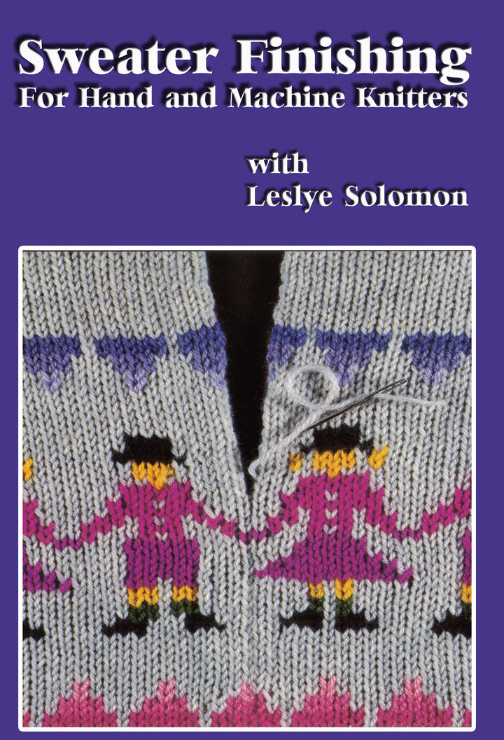 Translation missing: en.Sweater Finishing for Hand and Machine Knitters DVD - Digital Download