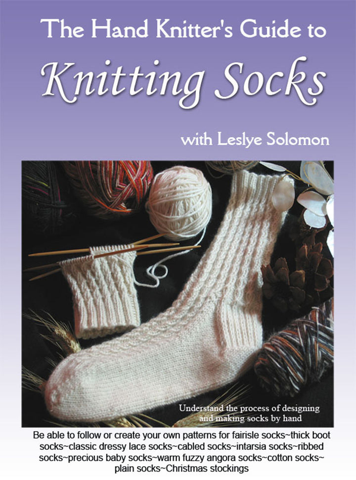Translation missing: en.The Hand Knitter's Guide to Knitting Socks DVD by Leslye Solomon